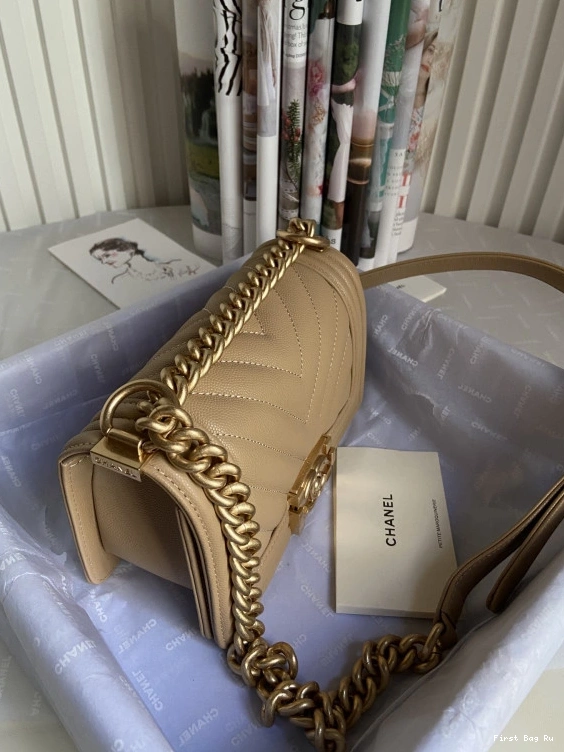 First Bag Ru BOY 20CM 25CM CHANEL BAG 0805